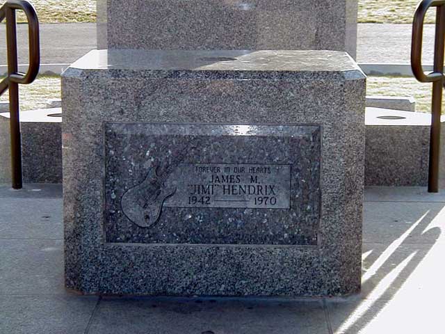 Hendrix Headstone #6 - Philip Nicholson - July 12, 2004